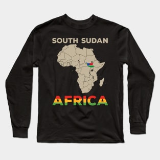 South Sudan-Africa Long Sleeve T-Shirt